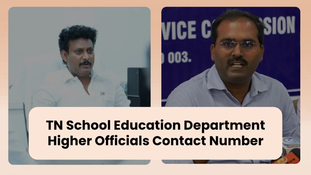 school-education-department-contact-number
