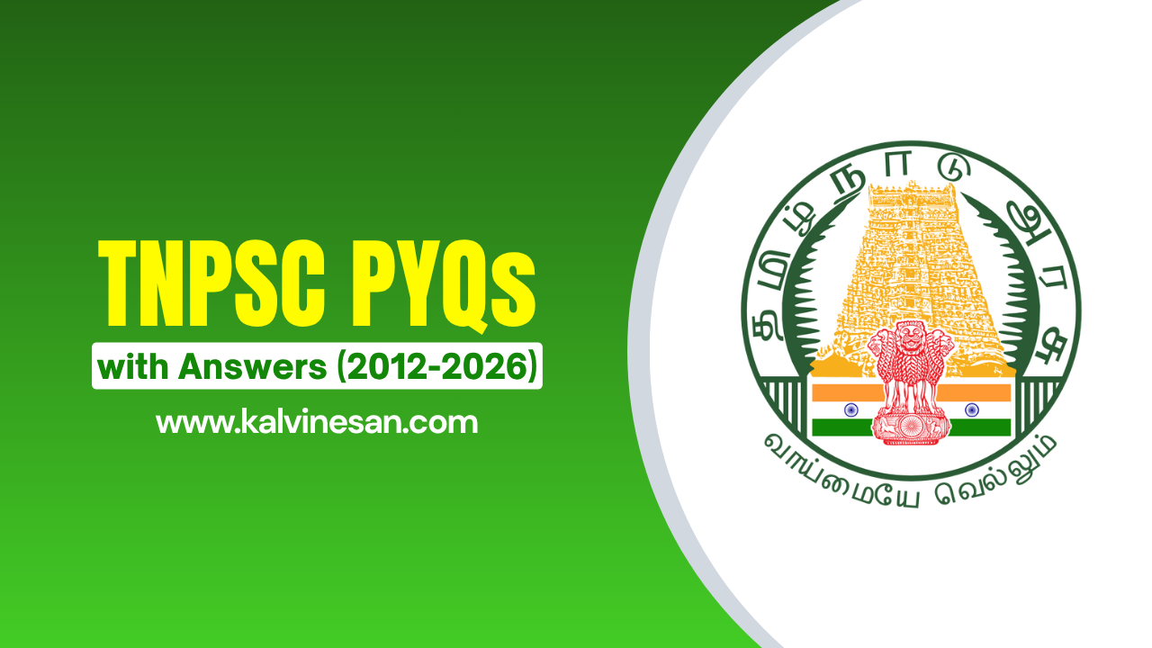 TNPSC Previous Year Question Papers with Answers PDF (2012–2026 ...
